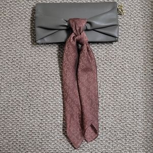 Dolce & Gabbana Maroon Square Silk Scarf